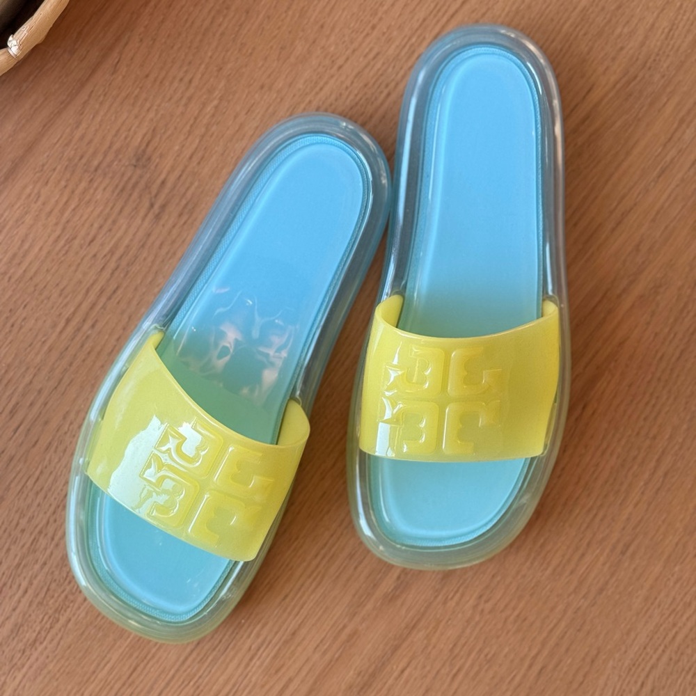 Tory Burch Neon Slides